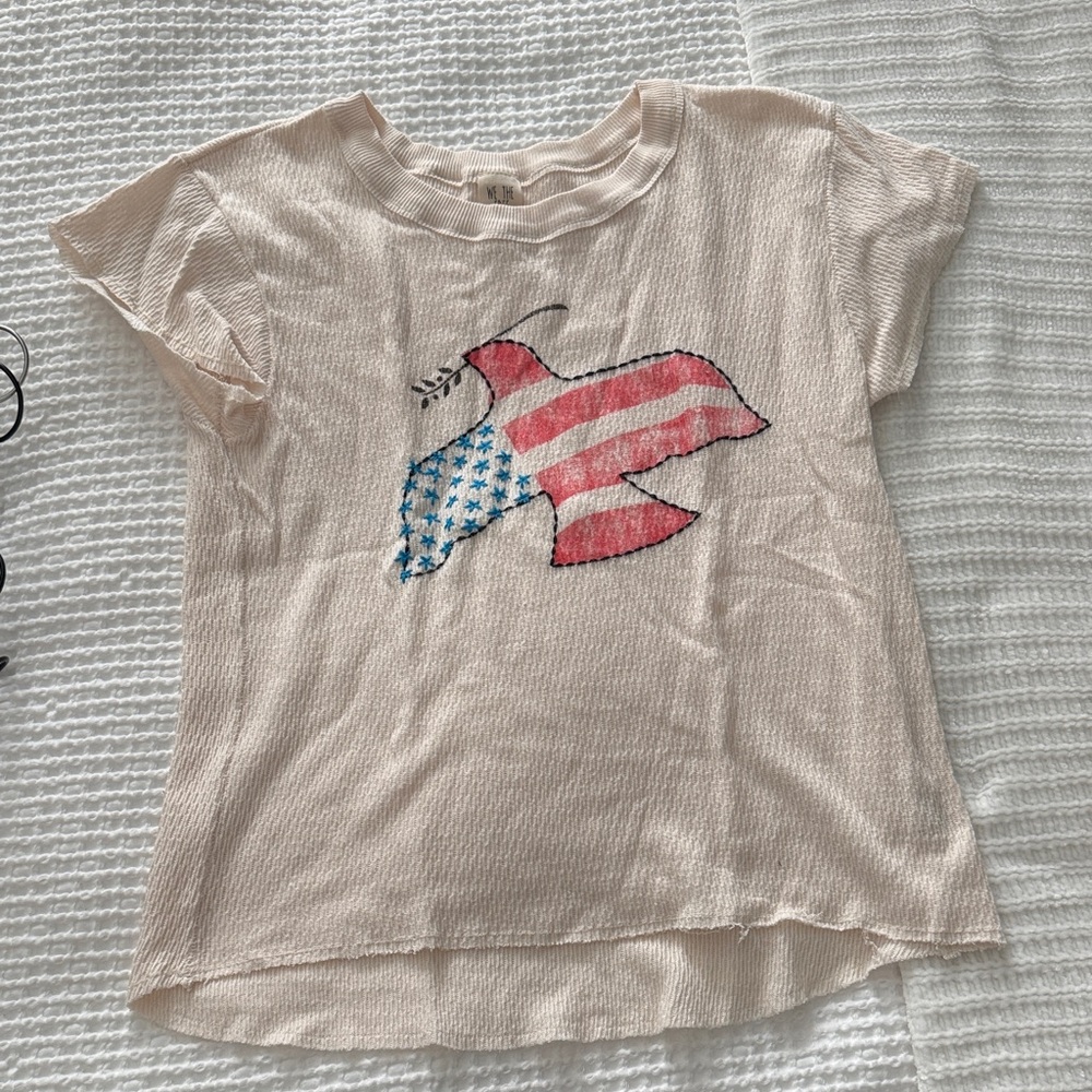 We The Free Beige Graphic Tee